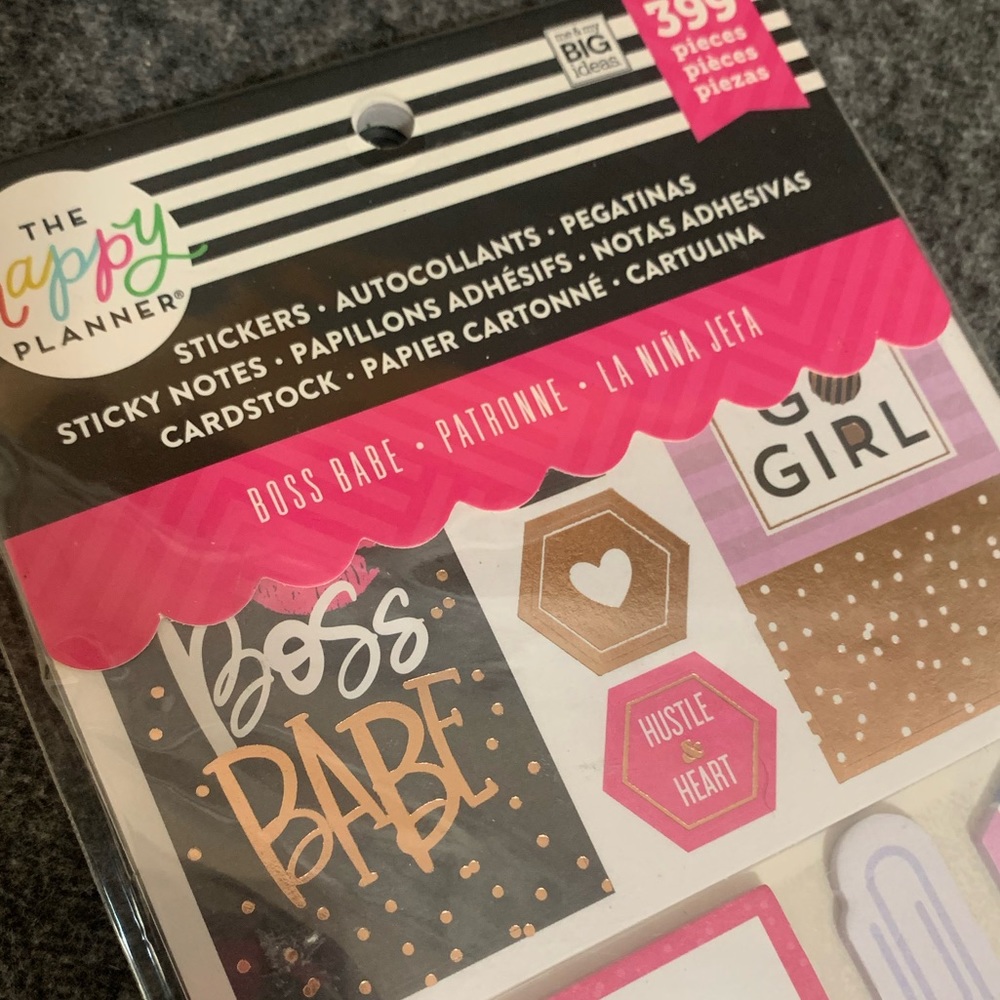 NWT HAPPY PLANNER STICKER| STICKY NOTES | CARDSTOCK